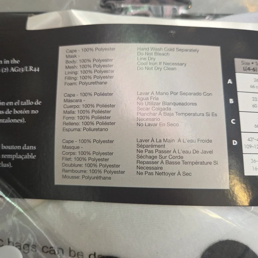 Nightmare Before Christmas Zero Classic Costume Toddler‎ 2T - Picture 6 of 7